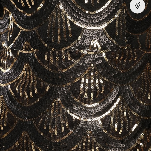 Lulus Large Inspired Allure Black Sequin One-Shoulder Bodycon Mini Dress - Picture 4 of 5